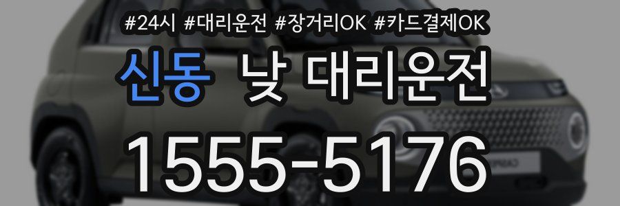 신동 낮 대리운전
