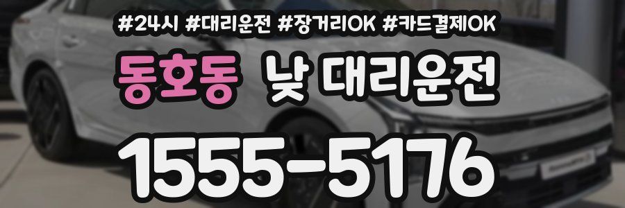 동호동 낮 대리운전
