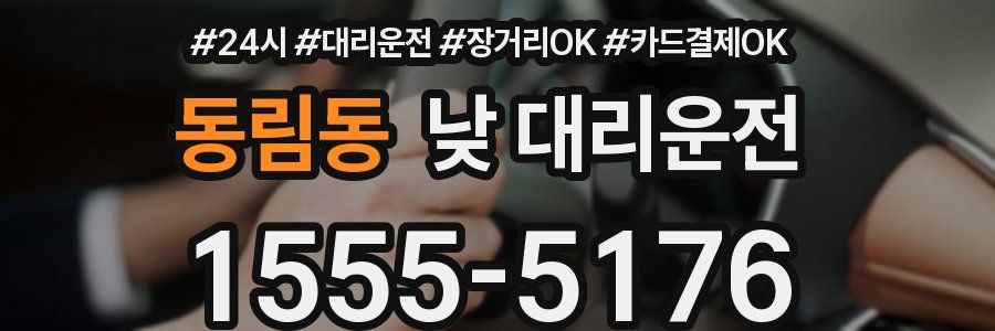 동림동 낮 대리운전