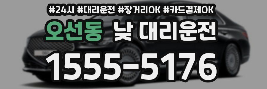 오선동 낮 대리운전