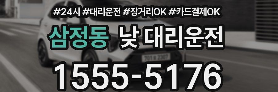 삼정동 낮 대리운전