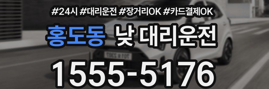 홍도동 낮 대리운전