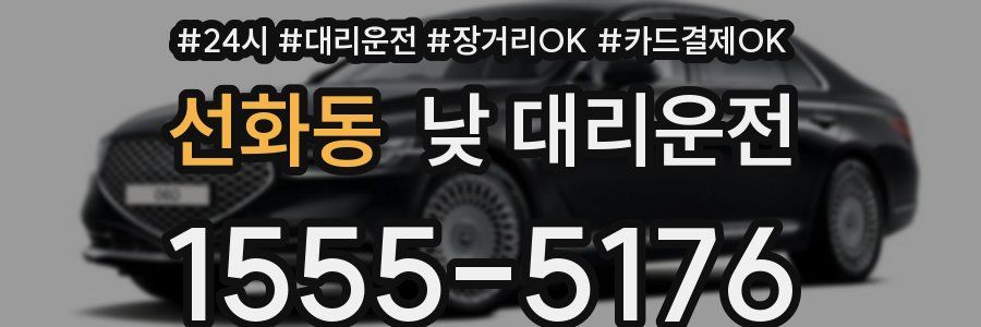 선화동 낮 대리운전