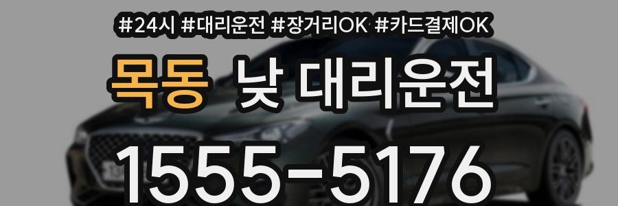 목동 낮 대리운전