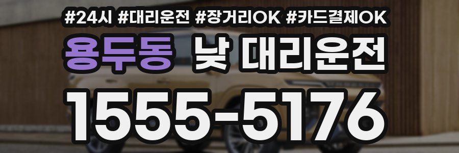 용두동 낮 대리운전