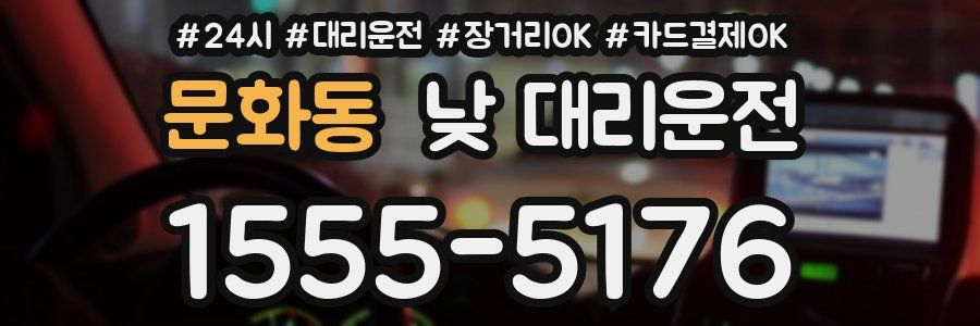 문화동 낮 대리운전