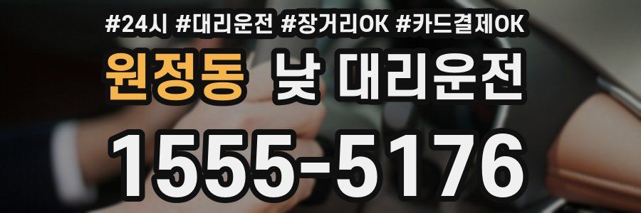 원정동 낮 대리운전