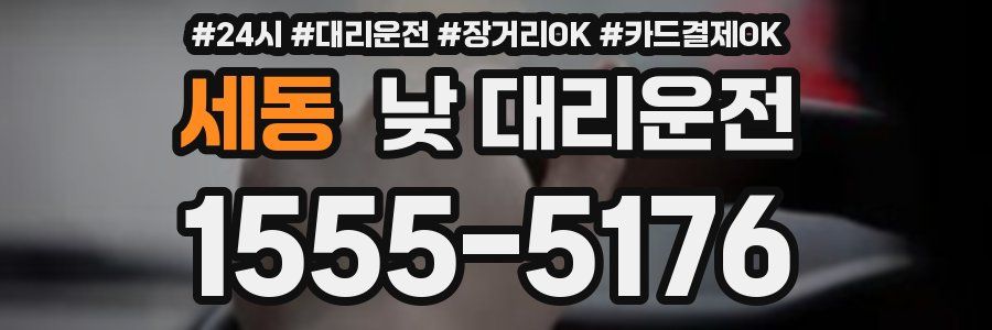 세동 낮 대리운전