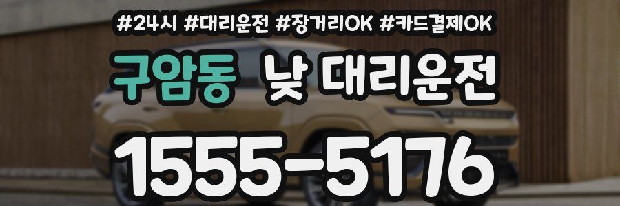 구암동 낮 대리운전