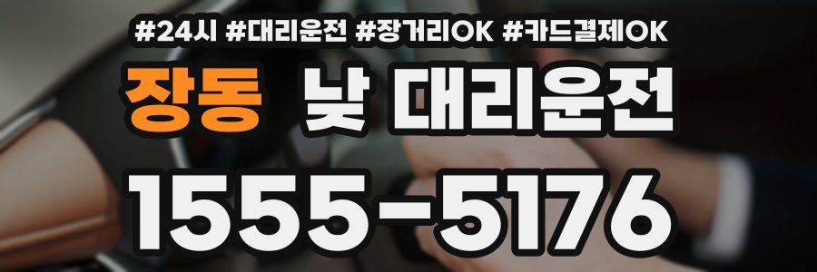 장동 낮 대리운전