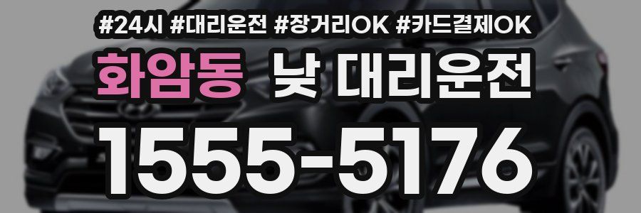 화암동 낮 대리운전