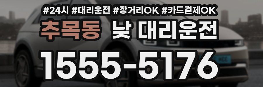 추목동 낮 대리운전