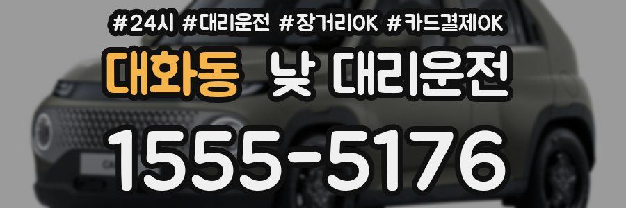 대화동 낮 대리운전