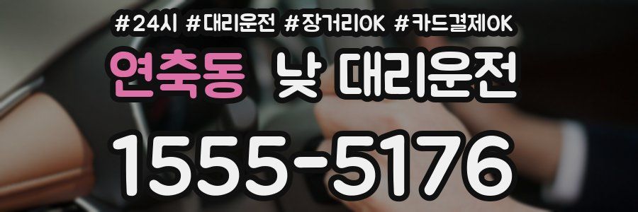 연축동 낮 대리운전