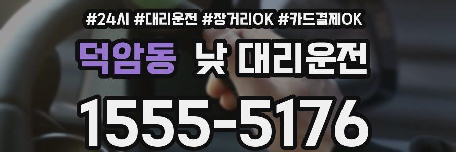 덕암동 낮 대리운전