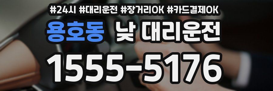 용호동 낮 대리운전