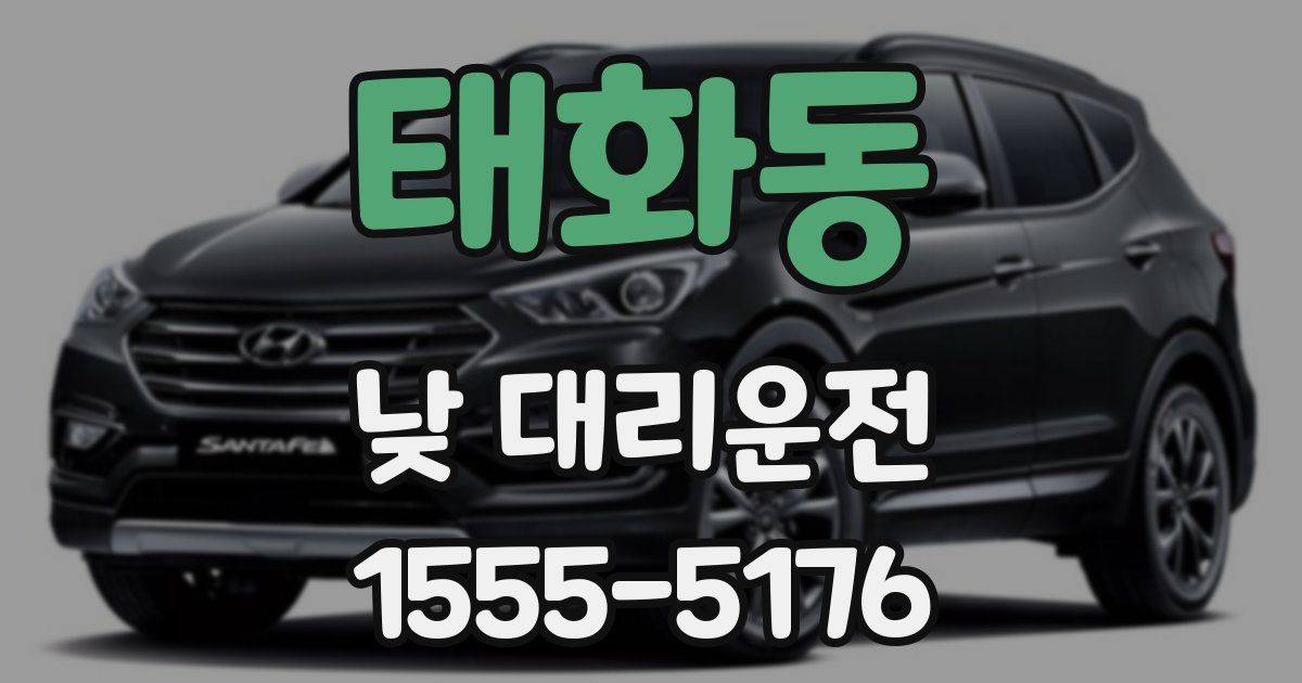 태화동 낮 대리운전
