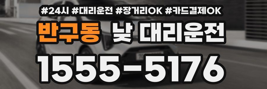 반구동 낮 대리운전