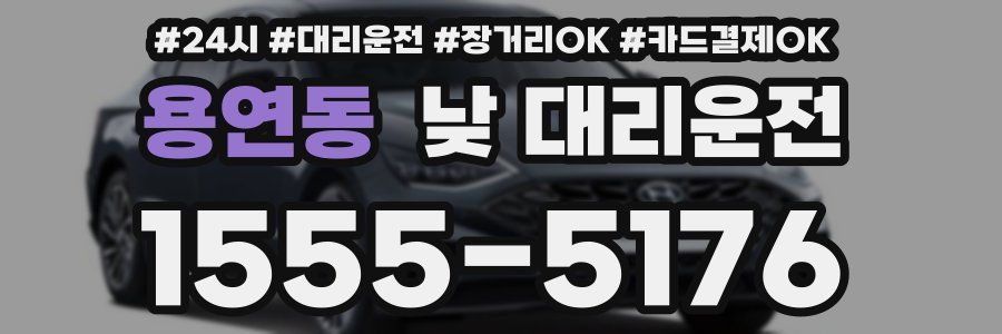 용연동 낮 대리운전