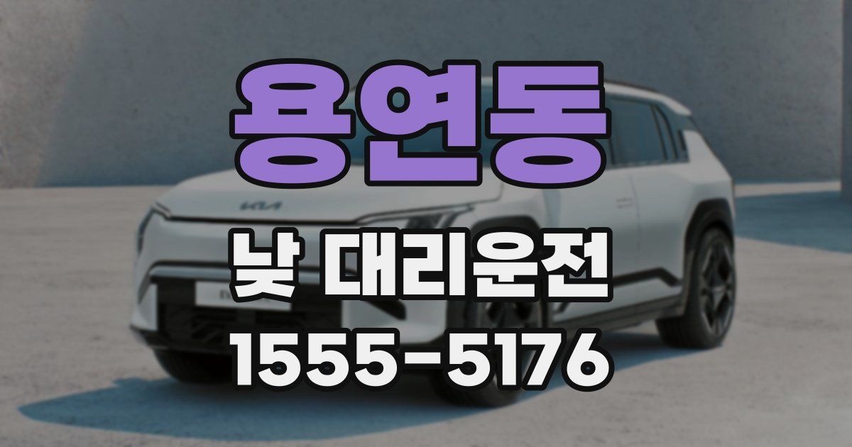 용연동 낮 대리운전