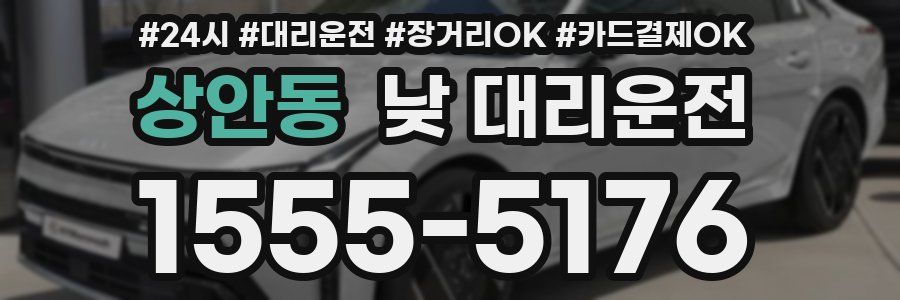 상안동 낮 대리운전