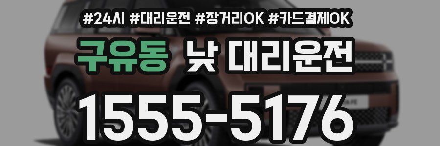구유동 낮 대리운전
