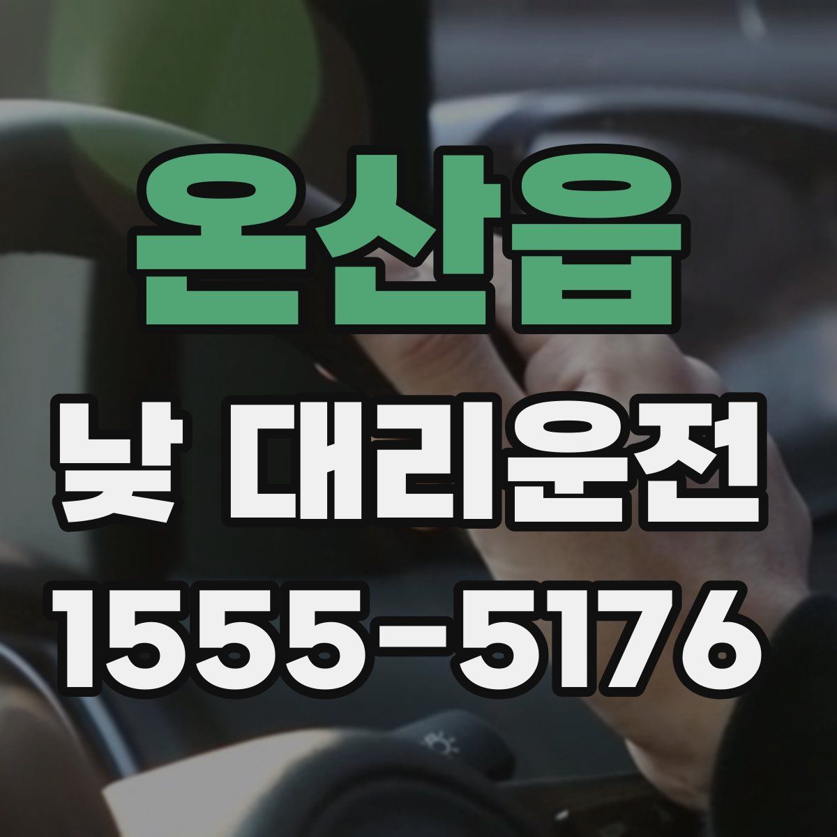 온산읍 낮 대리운전