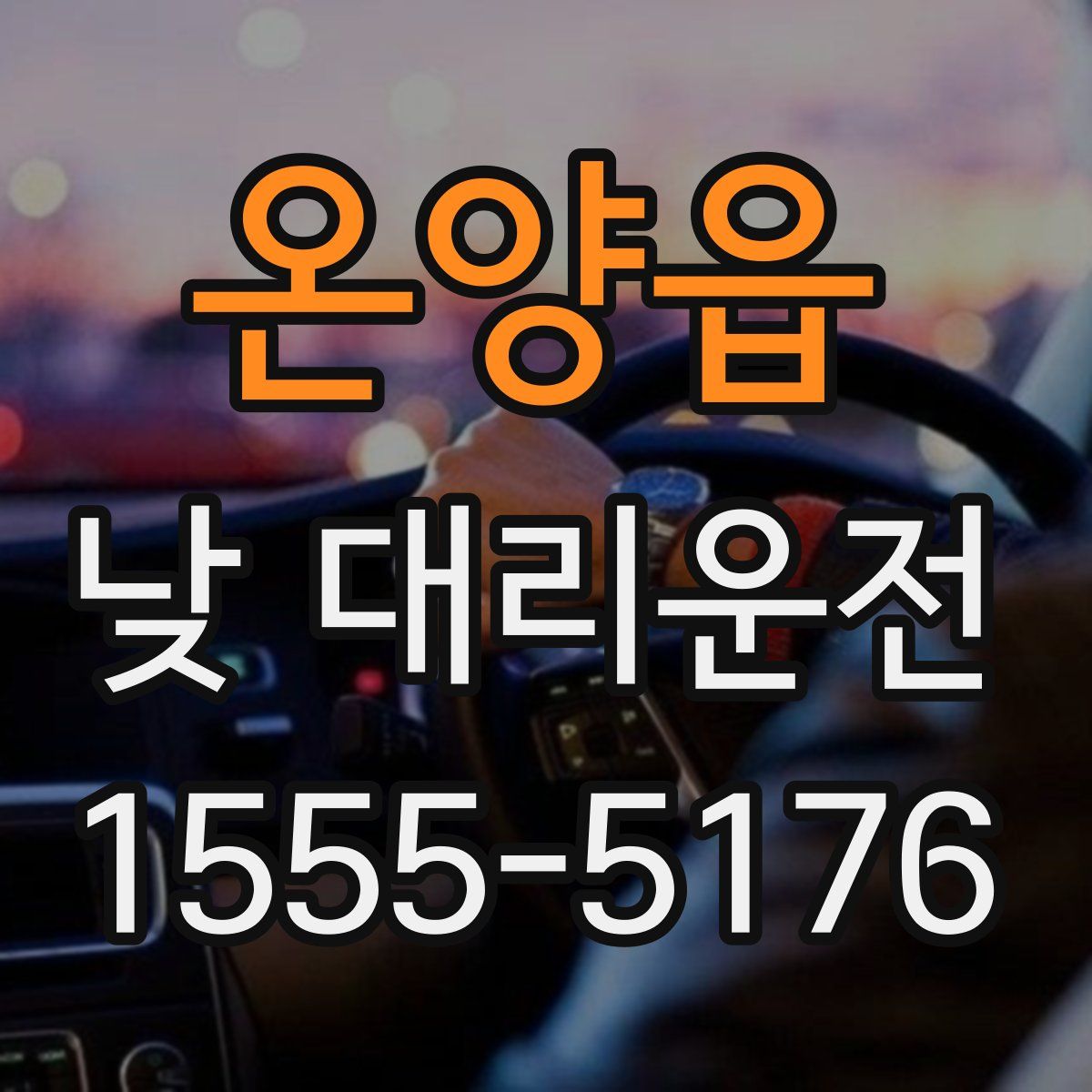 온양읍 낮 대리운전