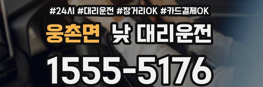 웅촌면 낮 대리운전