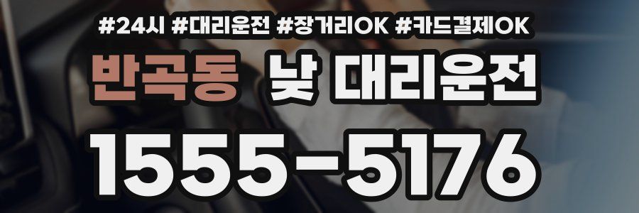 반곡동 낮 대리운전