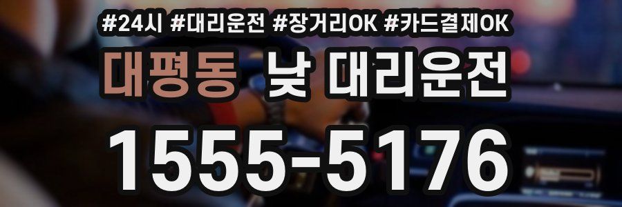 대평동 낮 대리운전