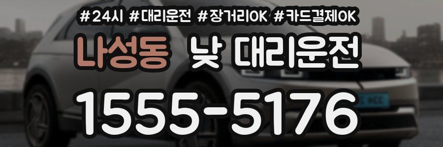 나성동 낮 대리운전