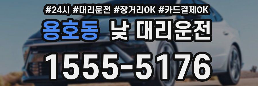 용호동 낮 대리운전