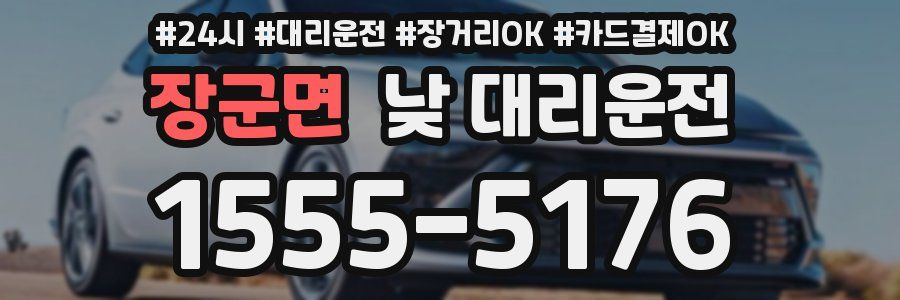 장군면 낮 대리운전