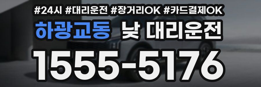 하광교동 낮 대리운전