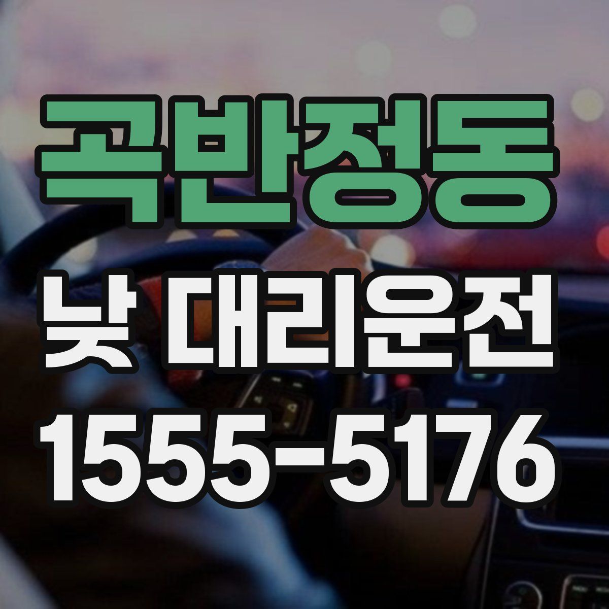 곡반정동 낮 대리운전