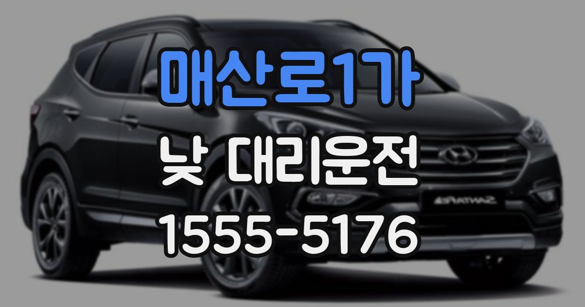 매산로1가 낮 대리운전