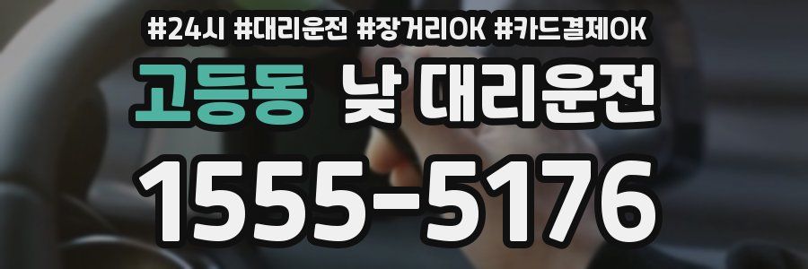고등동 낮 대리운전