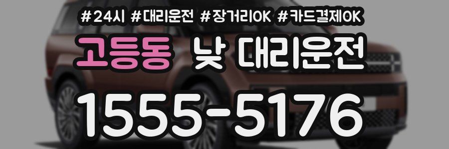 고등동 낮 대리운전
