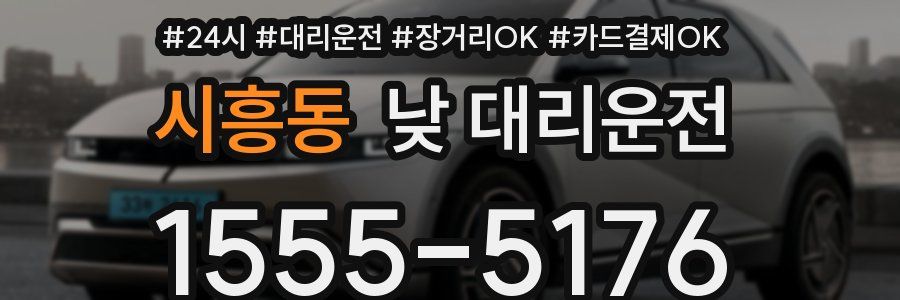 시흥동 낮 대리운전