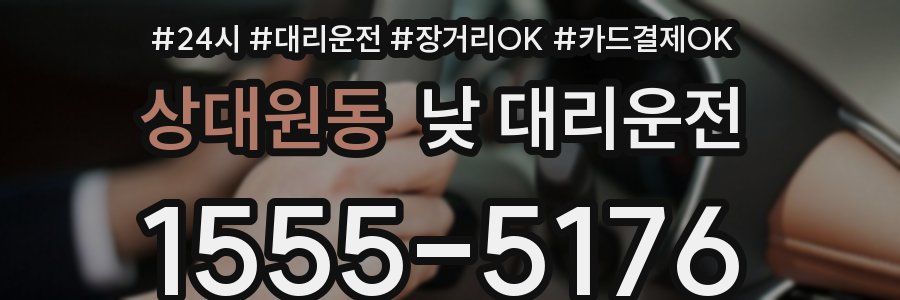 상대원동 낮 대리운전