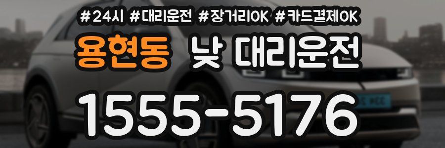 용현동 낮 대리운전