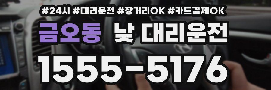 금오동 낮 대리운전