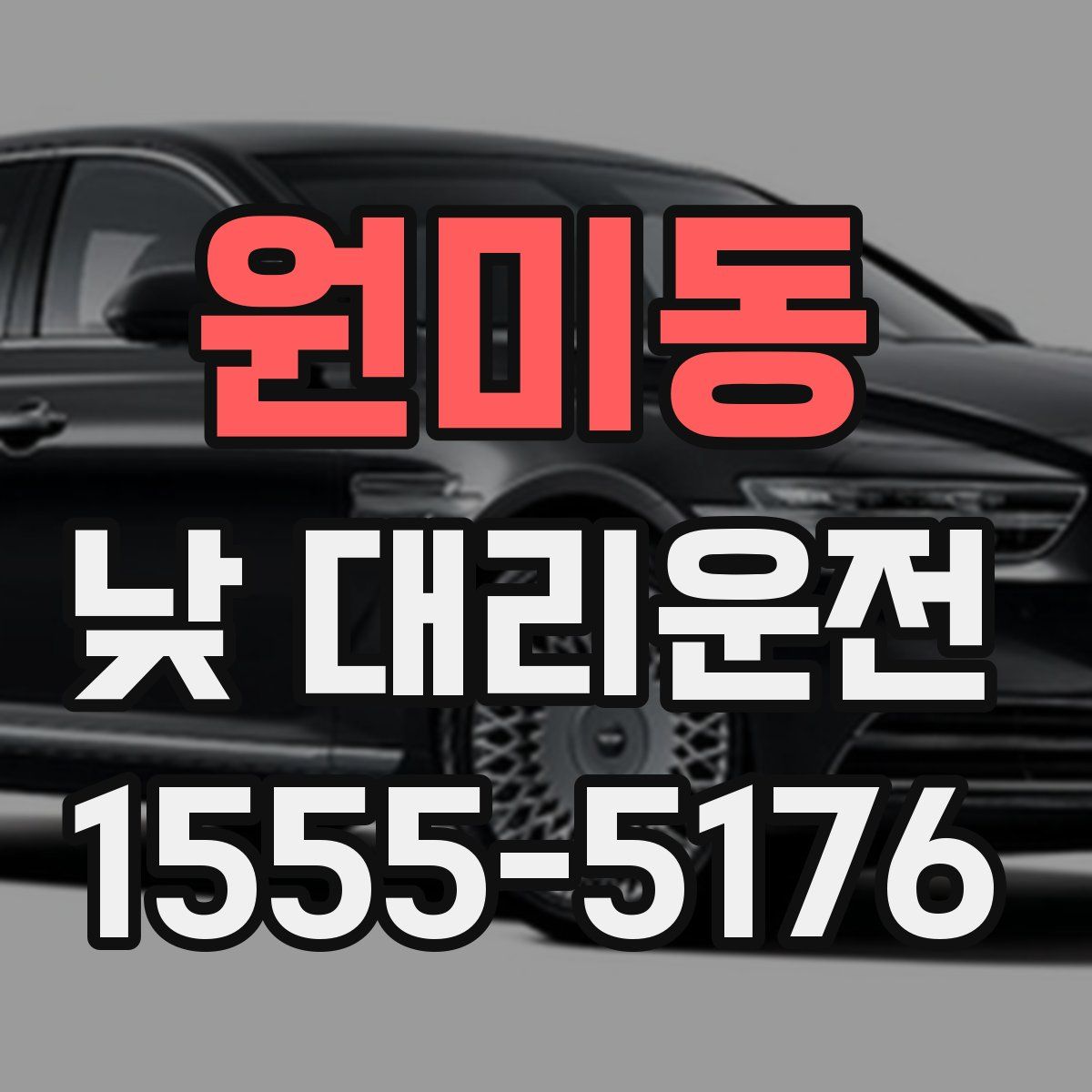 원미동 낮 대리운전