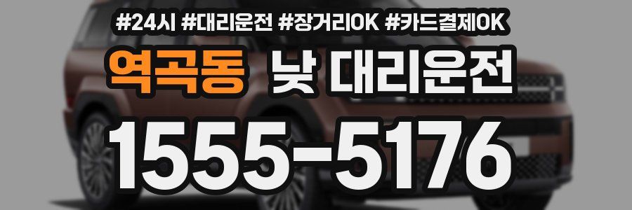 역곡동 낮 대리운전