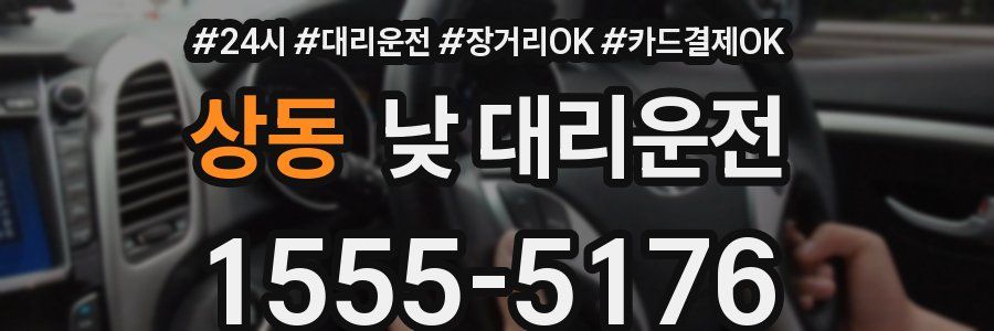 상동 낮 대리운전