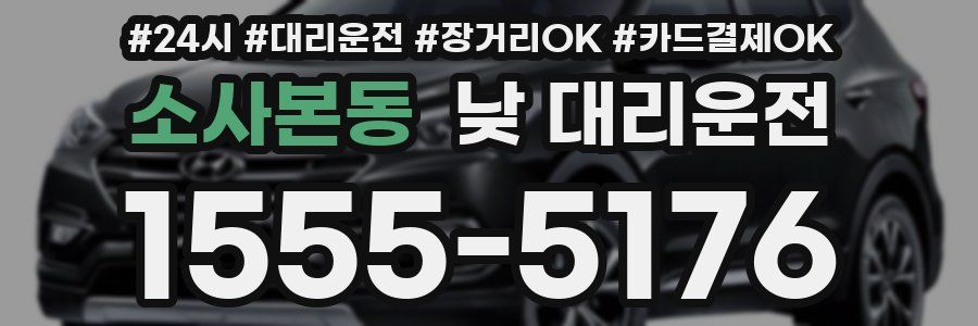 소사본동 낮 대리운전