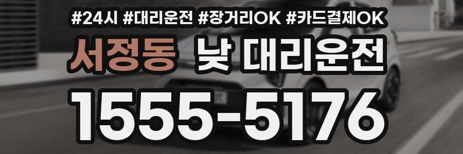 서정동 낮 대리운전