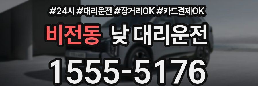 비전동 낮 대리운전