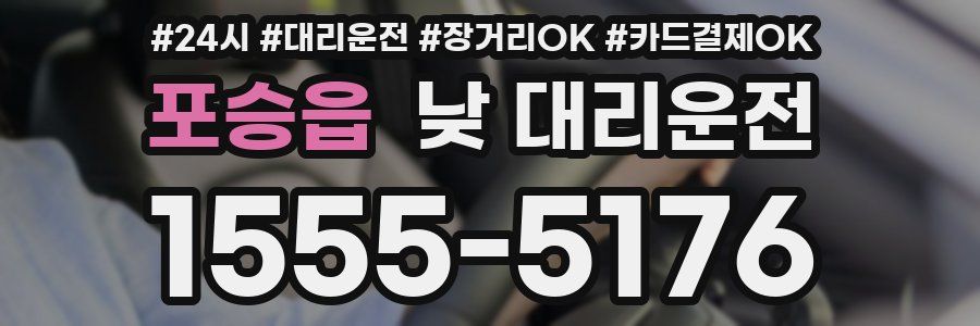 포승읍 낮 대리운전